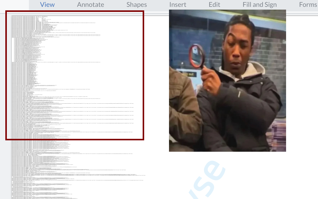 PDF showing internal file paths.